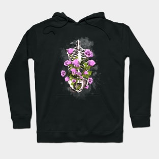 Rib Cage Floral 14 Hoodie